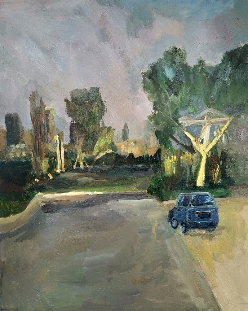 王嘉韻 《黃昏之二》布面油畫 80x100cm 2023